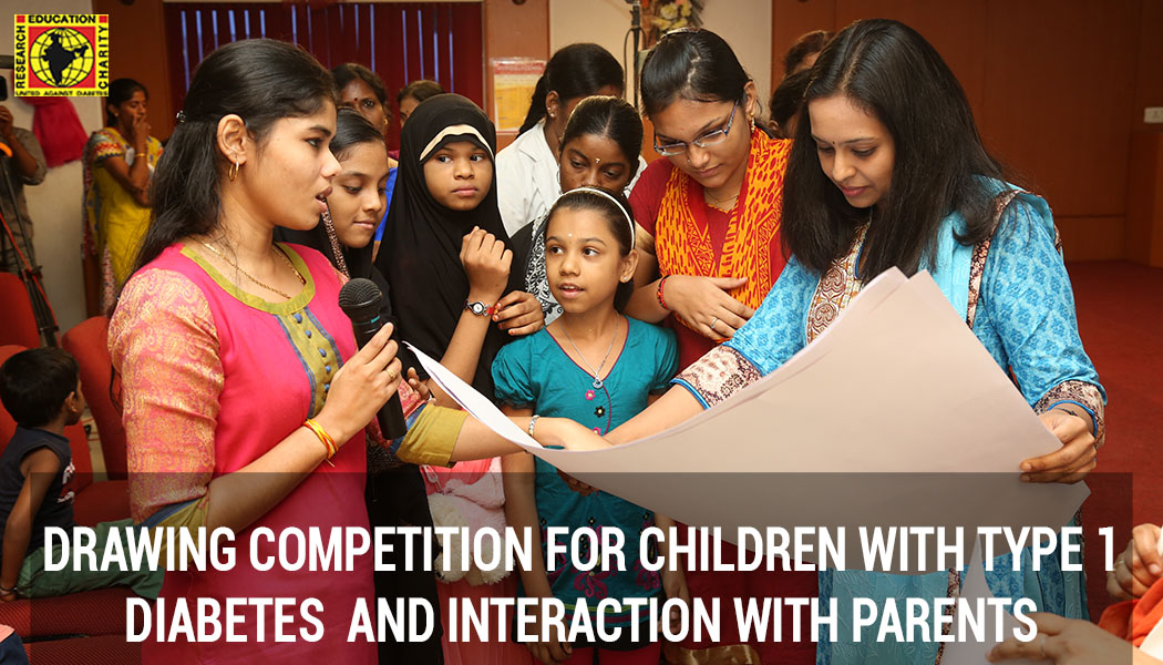 Drawing Competition for children with type 1 diabetes and Interaction with Parents